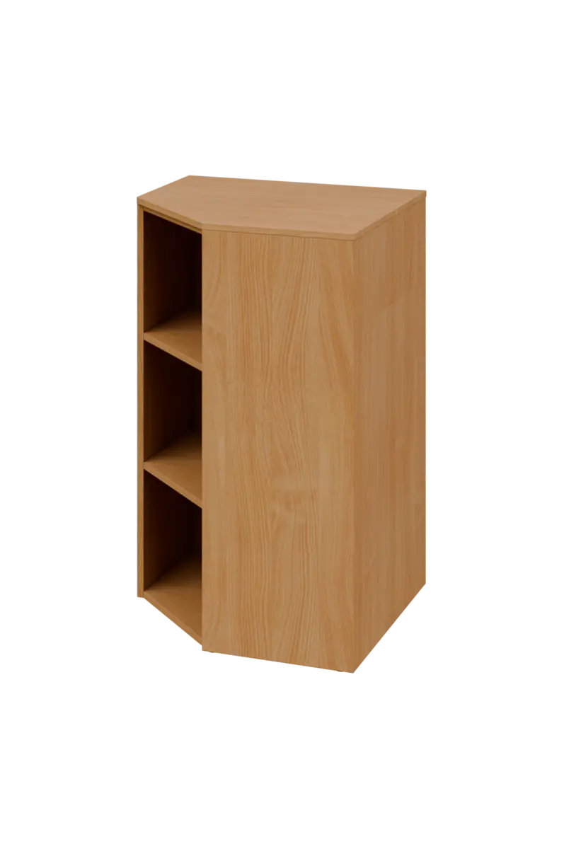 CV 3 - 7 skříň rohová, levá, 1100x700x700, buk royal